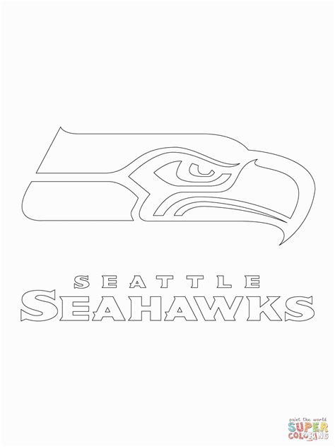 Seahawks Printable Coloring Pages
